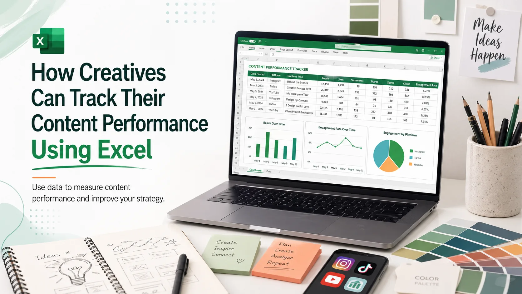 How Creatives Can Track Their Content Performance Using Excel