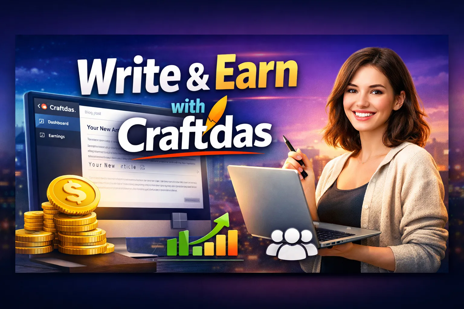 Craftdas as a Blogging Platform for Bloggers Who Want to Write and Earn