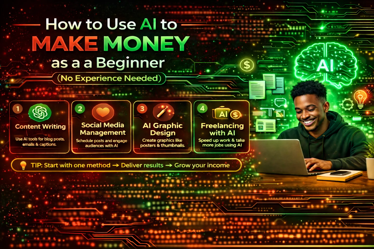 How to Use AI to Make Money as a Beginner (No Experience Needed)