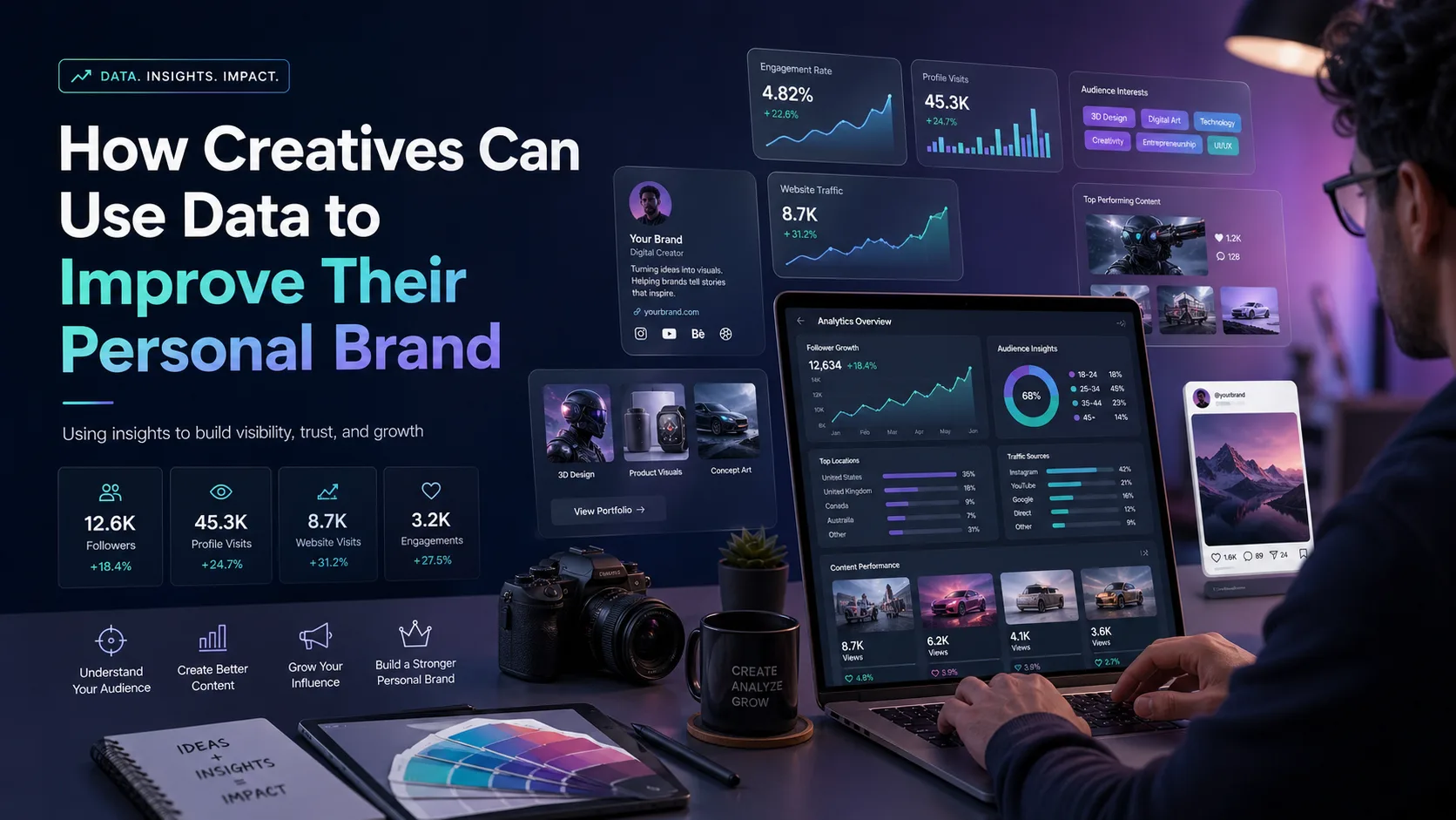 How Creatives Can Use Data to Improve Their Personal Brand