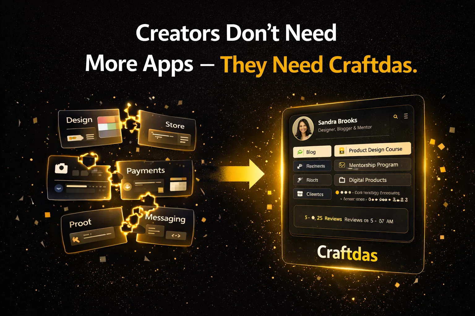 Creators Don’t Need More Apps — They Need Craftdas