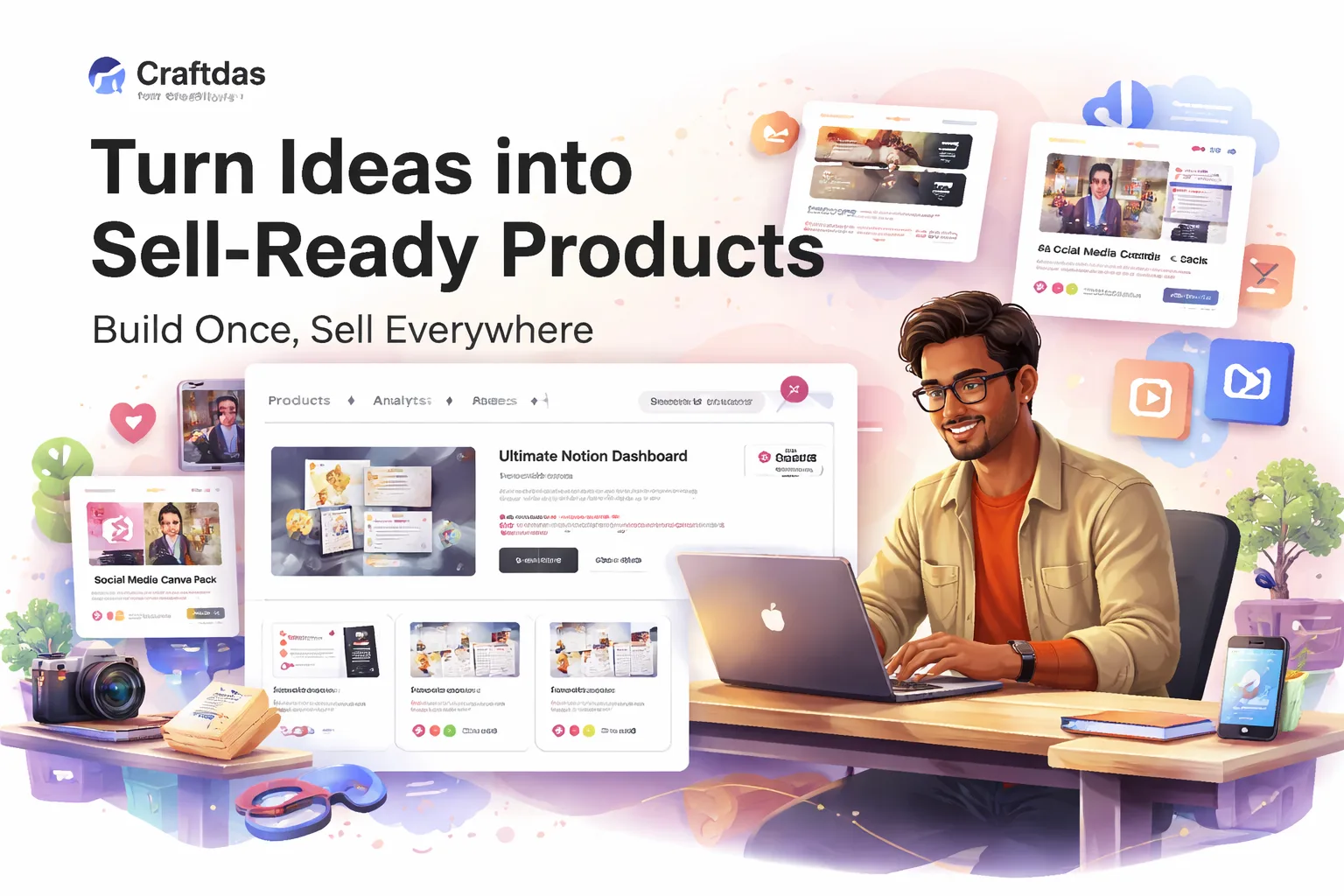 Craftdas Products: Build Once, Sell Everywhere