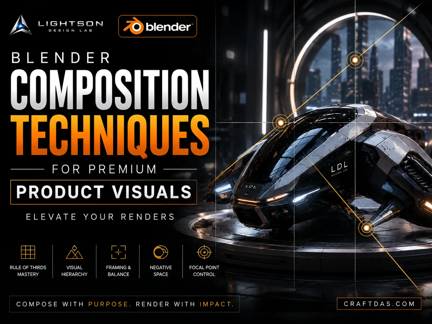 Blender Composition Techniques for Premium Product Visuals