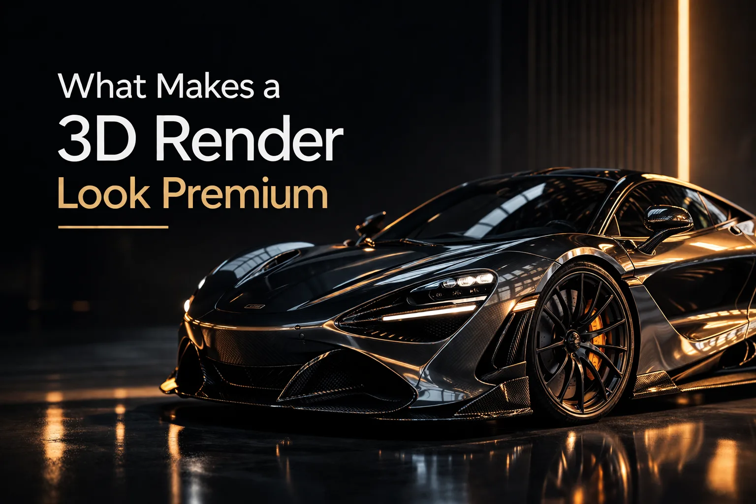 What Makes a 3D Render Look Premium