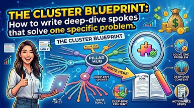 The Cluster Blueprint: How to write deep-dive spokes that solve one specific problem.