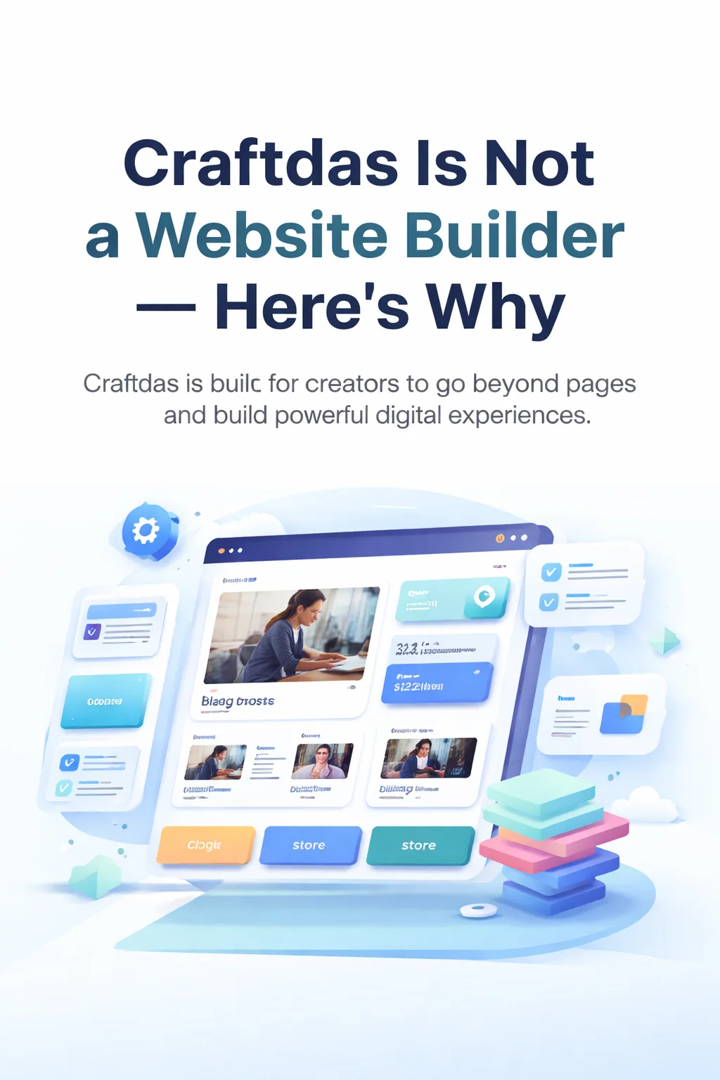 Why website builders are bad for creators — frustrated person staring at a screen