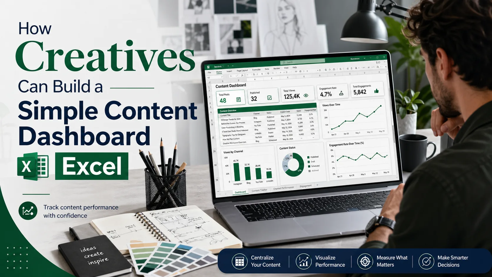 How Creatives Can Build a Simple Content Dashboard Using Excel