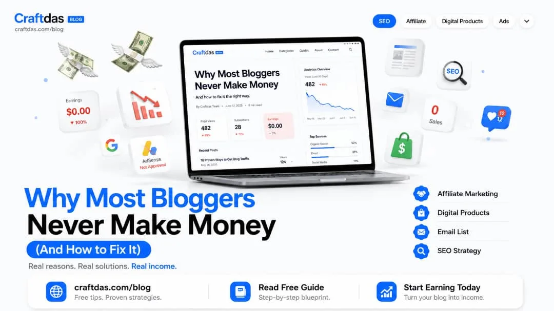 Why Most Bloggers Never Make Money (And How to Fix It)