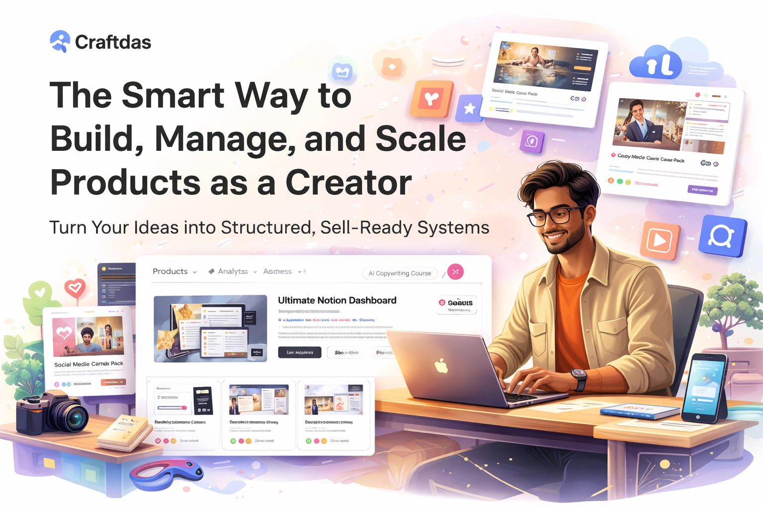 The Smart Way to Build, Manage, and Scale Products as a Creator is craftdas