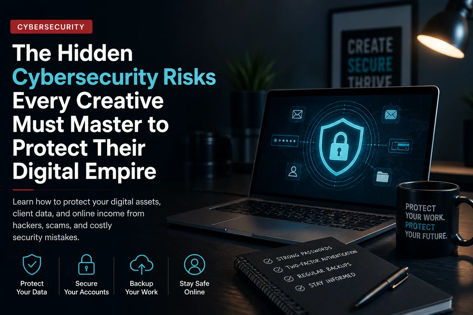 The Hidden Cybersecurity Risks Every Creative Must Master to Protect Their Digital Empire