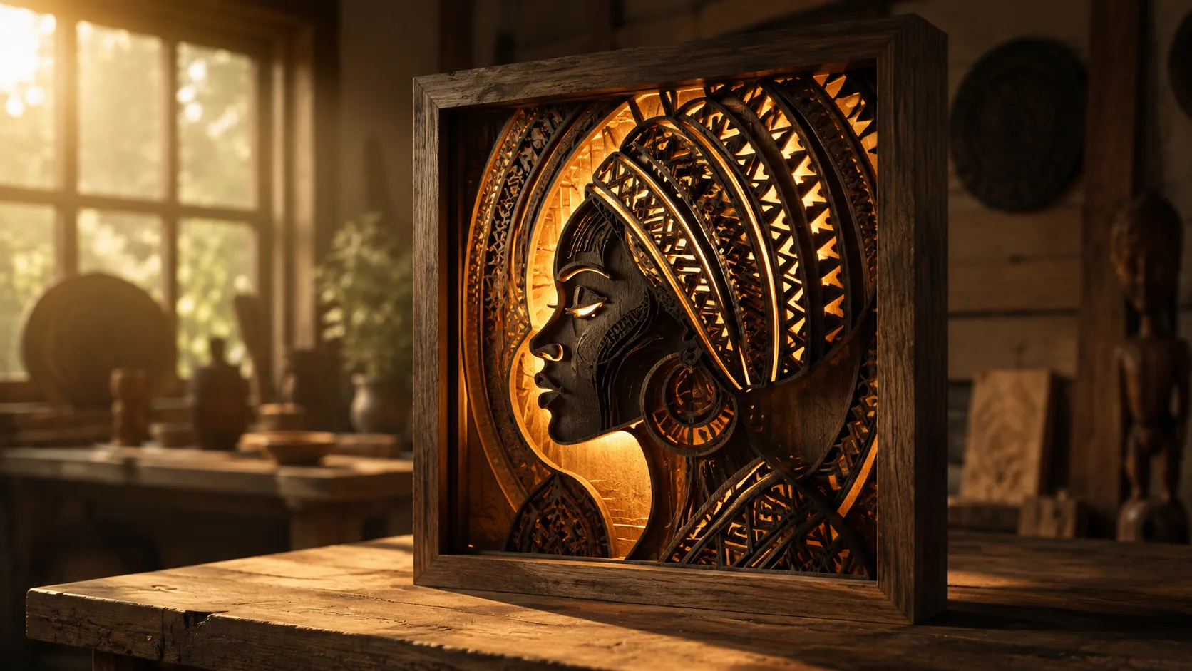 The Left-Handed Artist Who Now Carves Light Into Wood: Meet Lightson Art