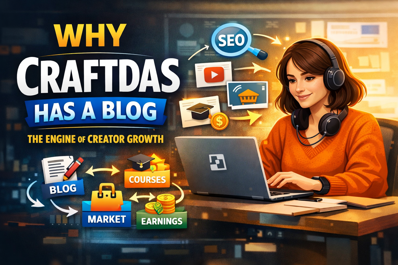 Why Craftdas Has a Blog: The Engine Behind Creator Growth