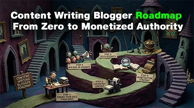 Content Writing Blogger Roadmap: From Zero to Monetized Authority