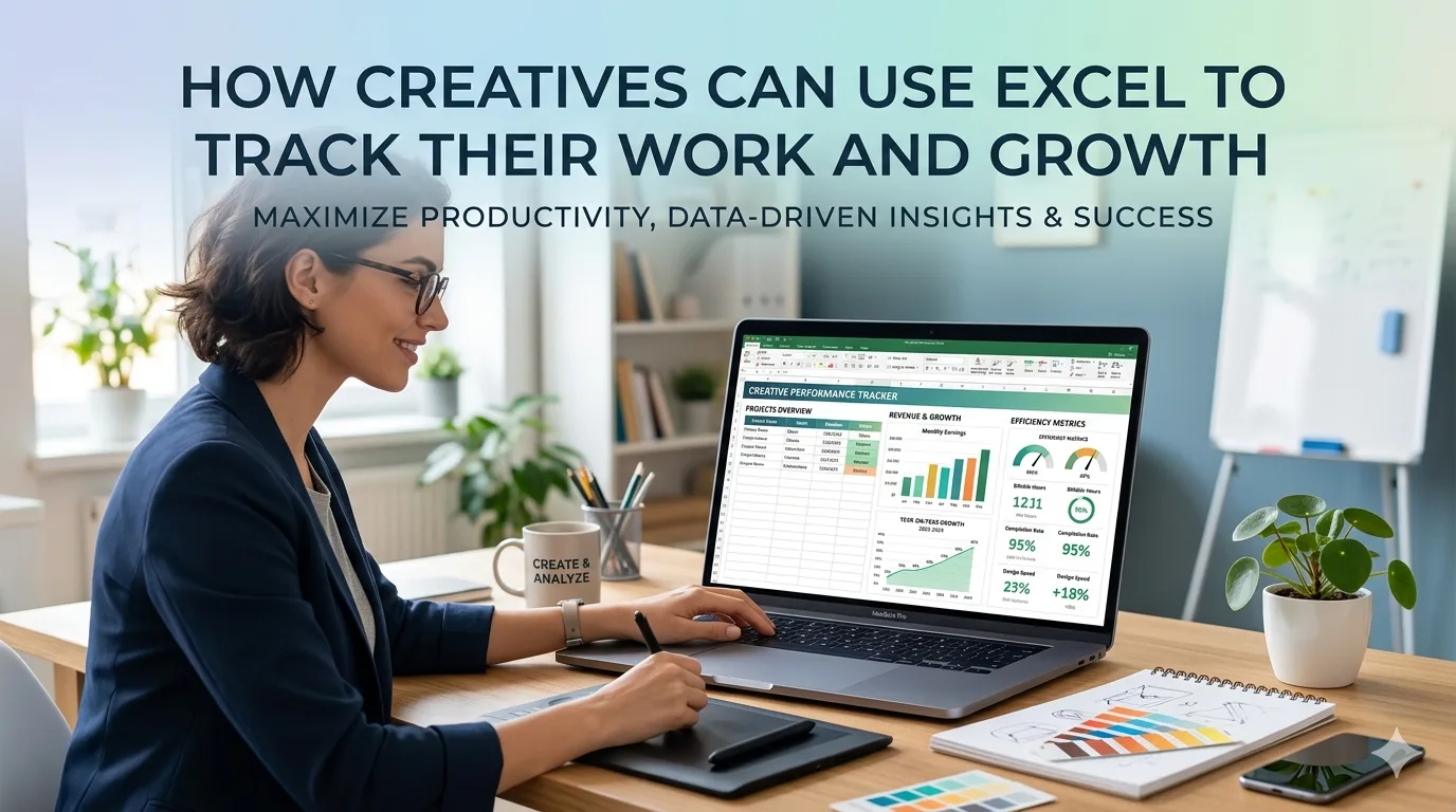 How Creatives Can Use Excel to Track Their Work and Growth