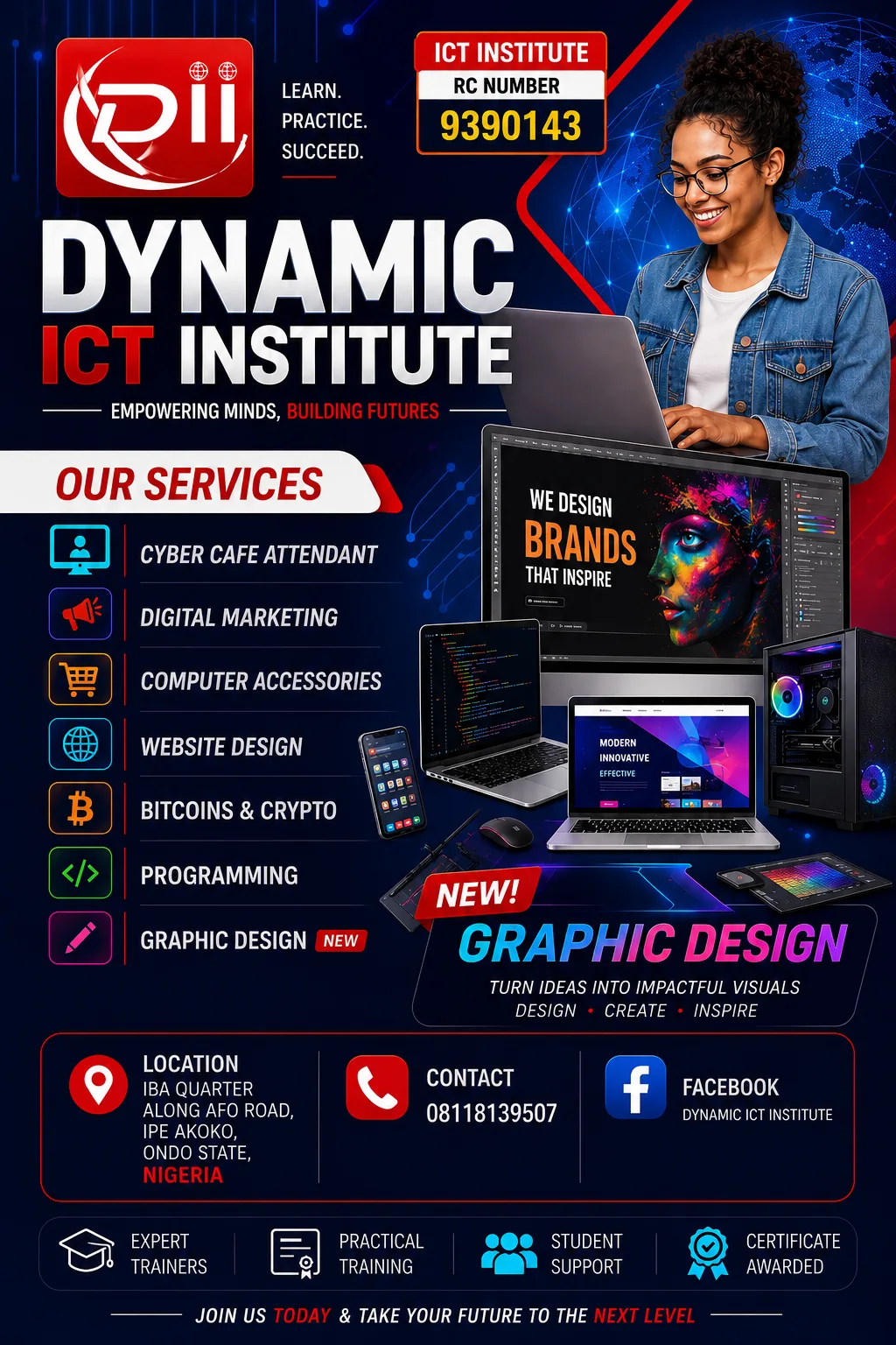 Welcome to  DYNAMIC ICT INSTITUTE: Sharing Knowledge, Ideas, and Opportunities"