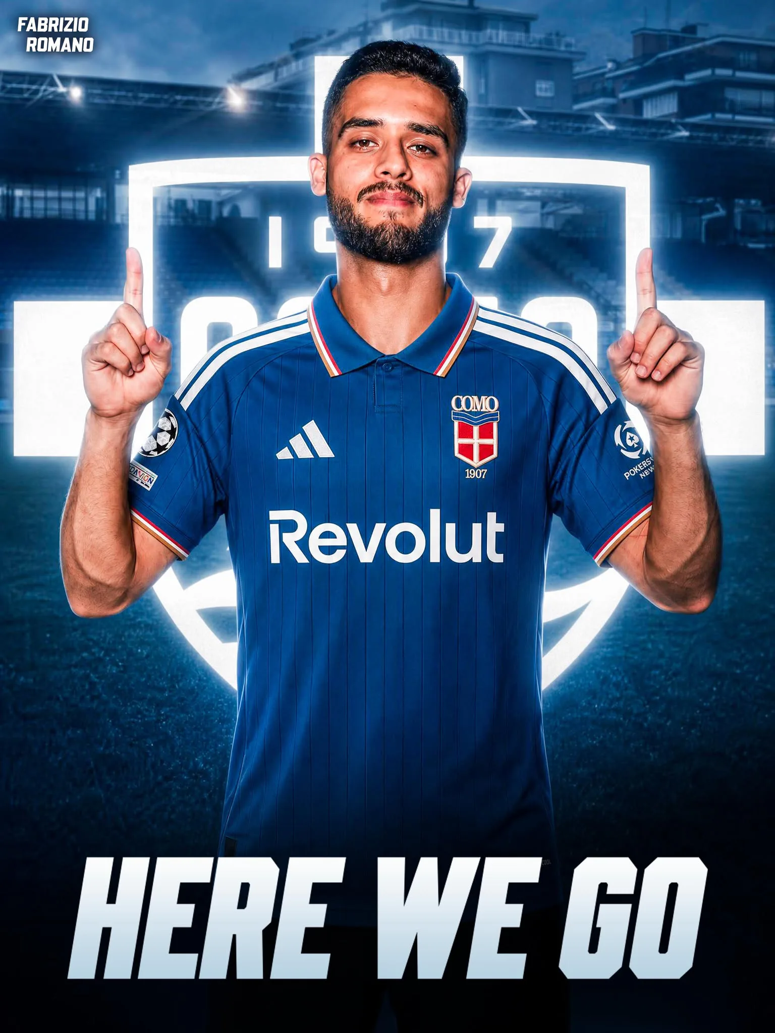 🚨🔵⚪️ Here we go! Como have signed Yan Couto on loan for €2 million with an option to buy just over €20 million. ​The Brazilian full-back travels tomorrow for medical tests and to sign the contract.